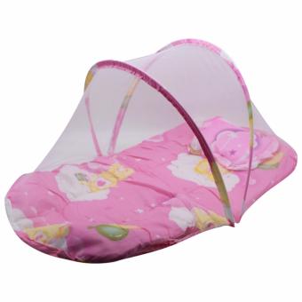 J&J 4-in-1 MUMMY Multi-Functional Baby Diaper Nappy Bag - LightBlue With Folding Newborn Baby Bed With Pillow Mat Net (Pink) April 2018 - 4 J&J 4-in-1 MUMMY Multi-Functional Baby Diaper Nappy Bag - LightBlue with Folding Newborn Baby Bed with Pillow Mat Net (Pink) - 4