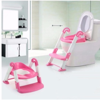 J&J Baby Potty Training Toilet Chair Seat Step Ladder Trainer Toddler - Pink April 2018 - 2 J&J Baby Potty Training Toilet Chair Seat Step Ladder Trainer Toddler - Pink - 2