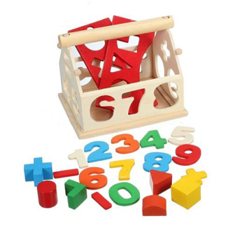Kid Wooden Digital Number House Building Blocks EducationalIntellectual Toy May 2018 - 4 Kid Wooden Digital Number House Building Blocks EducationalIntellectual Toy - 4
