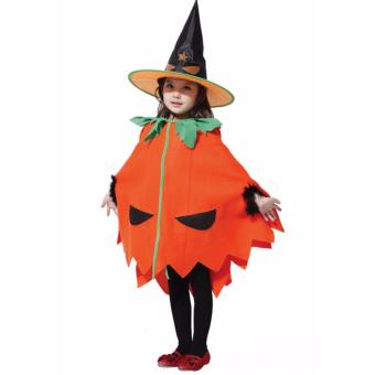 Kids Costume Halloween Costume Pumpkin Witch Costume Birthday Children Cosplay Party Photography Outfit Jack O Lantern Costume 4-5Yrs June 2018 - 2 Kids Costume Halloween Costume Pumpkin Witch Costume Birthday Children Cosplay Party Photography Outfit Jack O Lantern Costume 4-5Yrs - 2