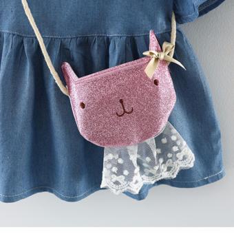 Kids Denim Dress With Sling Bag Baby Pepmlum Dress Girls BirthdayPhotoshoot Outfit Casual Dress June 2018 - 5 Kids Denim Dress with Sling Bag Baby Pepmlum Dress Girls BirthdayPhotoshoot Outfit Casual Dress - 5
