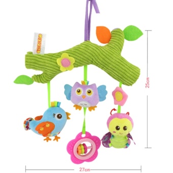 Kids Stroller And Travel Activity Toy Baby Musical Bed Hanging Toys, Car Seat Stuffed Toys With Ringing Bell Mirror Wraps Around Crib Rail Marine Animals - Intl June 2018 - 2 Kids Stroller and Travel Activity Toy Baby Musical Bed Hanging Toys, Car Seat Stuffed Toys With Ringing Bell Mirror Wraps Around Crib Rail Marine Animals - intl - 2