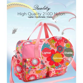 Large Capacity Mummy Travel Baby Dipaer Bags Floral Tote Handbag -intl June 2018 - 4 Large Capacity Mummy Travel Baby Dipaer Bags Floral Tote Handbag -intl - 4