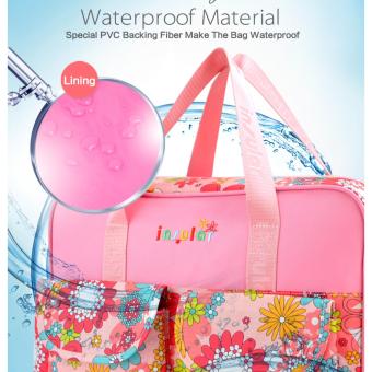Large Capacity Mummy Travel Baby Dipaer Bags Floral Tote Handbag -intl June 2018 - 5 Large Capacity Mummy Travel Baby Dipaer Bags Floral Tote Handbag -intl - 5