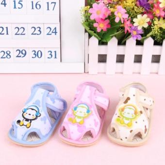 Lazada And USA Best Selling Little Monkey Pattern Shoes Blue June 2018 - 2 lazada and USA best selling Little monkey pattern shoes blue - 2