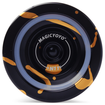 Magic YOYO N11 Yoyo Ball Black & Floating (Gold) - Intl June 2018 - 2 Magic YOYO N11 Yoyo Ball Black & Floating (Gold) - intl - 2