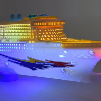 Moonar Ocean Liner Cruise Boat Electric Toy Flashing LED Light - Intl June 2018 - 2 Moonar Ocean Liner Cruise Boat Electric Toy Flashing LED Light - intl - 2