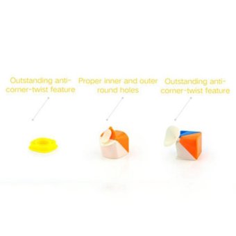 MoYu Cubing Classroom MoFangJiaoShi MF3RS 3x3 Speed Magic Cube Puzzle Brain Teasers, Bright Stickerless - Intl June 2018 - 3 MoYu Cubing Classroom MoFangJiaoShi MF3RS 3x3 Speed Magic Cube Puzzle Brain Teasers, Bright Stickerless - intl - 3