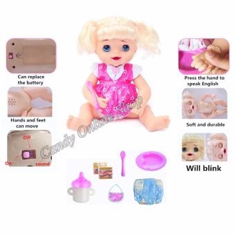 My Baby Alive Talking Doll Feed Poop And Change Diaper (Pink) June 2018 - 3 My Baby Alive Talking Doll Feed Poop And Change Diaper (Pink) - 3