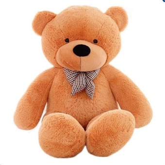 NineNine Can Say I Love You Birthday Gift Cute Lovely Brown StuffedToys Animal Teddy Bear Plush Soft Toy 120CM - Intl June 2018 - 2 NineNine Can Say I Love You Birthday Gift Cute Lovely Brown StuffedToys Animal Teddy Bear Plush Soft Toy 120CM - intl - 2