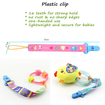 Pacifier Clip Set 5 Pack For Baby-Cute 2-Sided Designed Binkie Clips,Holder For Baby Soothie,Teething Toys - Intl June 2018 - 4 Pacifier Clip Set 5 Pack for Baby-Cute 2-Sided Designed Binkie Clips,Holder for Baby Soothie,Teething Toys - intl - 4