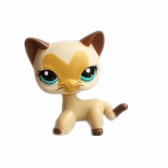 Pet Shop Beige Cat With Heart Pattern Doll Figure Child Toy Action Figure Girl's Collection Classic Animal Pet LPS Toys European June 2018 - 3 Pet shop Beige cat with heart pattern Doll Figure Child Toy Action figure girl's Collection classic animal pet LPS toys European - 3