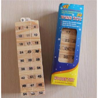 Phoebe's WISS Toy Wooden Plain Jenga (medium) 54 Blocks June 2018 - 3 Phoebe's WISS Toy Wooden Plain Jenga (medium) 54 blocks - 3