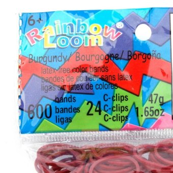 Rainbow Loom Refill (Burgundy) June 2018 - 2 Rainbow Loom Refill (Burgundy) - 2