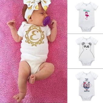 RHS Newborn Kids Infant Baby Boys Girls Summer Romper JumpsuitBodysuit Outfits Clothes(Panda) - Intl June 2018 - 2 RHS Newborn Kids Infant Baby Boys Girls Summer Romper JumpsuitBodysuit Outfits Clothes(Panda) - intl - 2