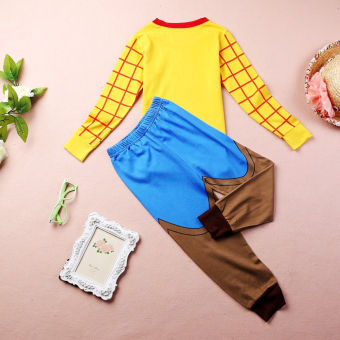 Sheriff Woody Costume Boys Sleepwear Baby Kids Cotton Pajamas 2pcsset 1~7Y June 2018 - 3 Sheriff Woody Costume Boys Sleepwear Baby Kids Cotton Pajamas 2pcsset 1~7Y - 3