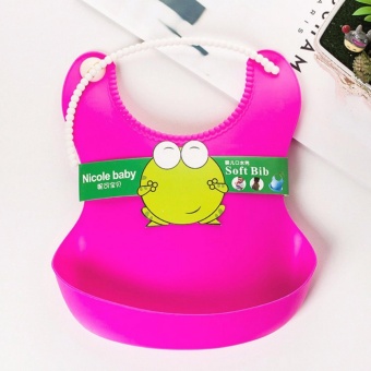 Silicone Baby Bibs Waterproof Eco Rubber Bib For Toddlers - Purple June 2018 - 5 Silicone Baby Bibs Waterproof Eco Rubber Bib for toddlers - Purple - 5
