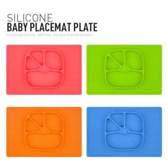 Silicone Placemat Plate Big Rectangular (GREEN) June 2018 - 5 Silicone Placemat Plate Big Rectangular (GREEN) - 5