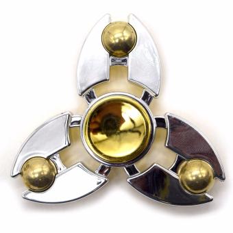 Solid Brass Fidget Spinner (Silver) June 2018 - 2 Solid Brass Fidget Spinner (Silver) - 2