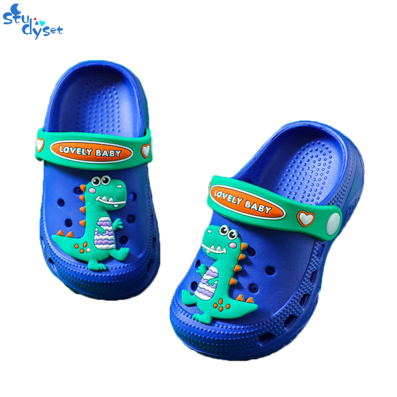 รองเท้าแตะฤดูร้อนสำหรับเด็กเด็กผู้ชายเด็กผู้หญิงนุ่มลื่นฤดูร้อนรองเท้าแบบมีรูระบายรองเท้าแตะ