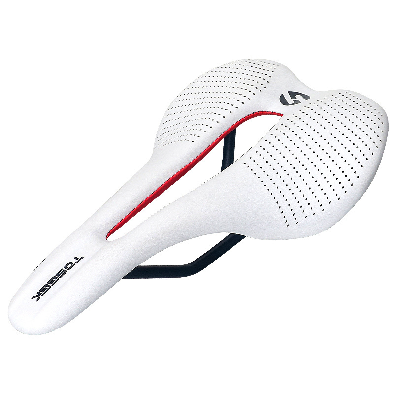 TOSEEK Bike Seat Bicycle Hollow Shockproof Bicycle Saddle for Women Men MTB Road Bike Saddle Fixed Gear