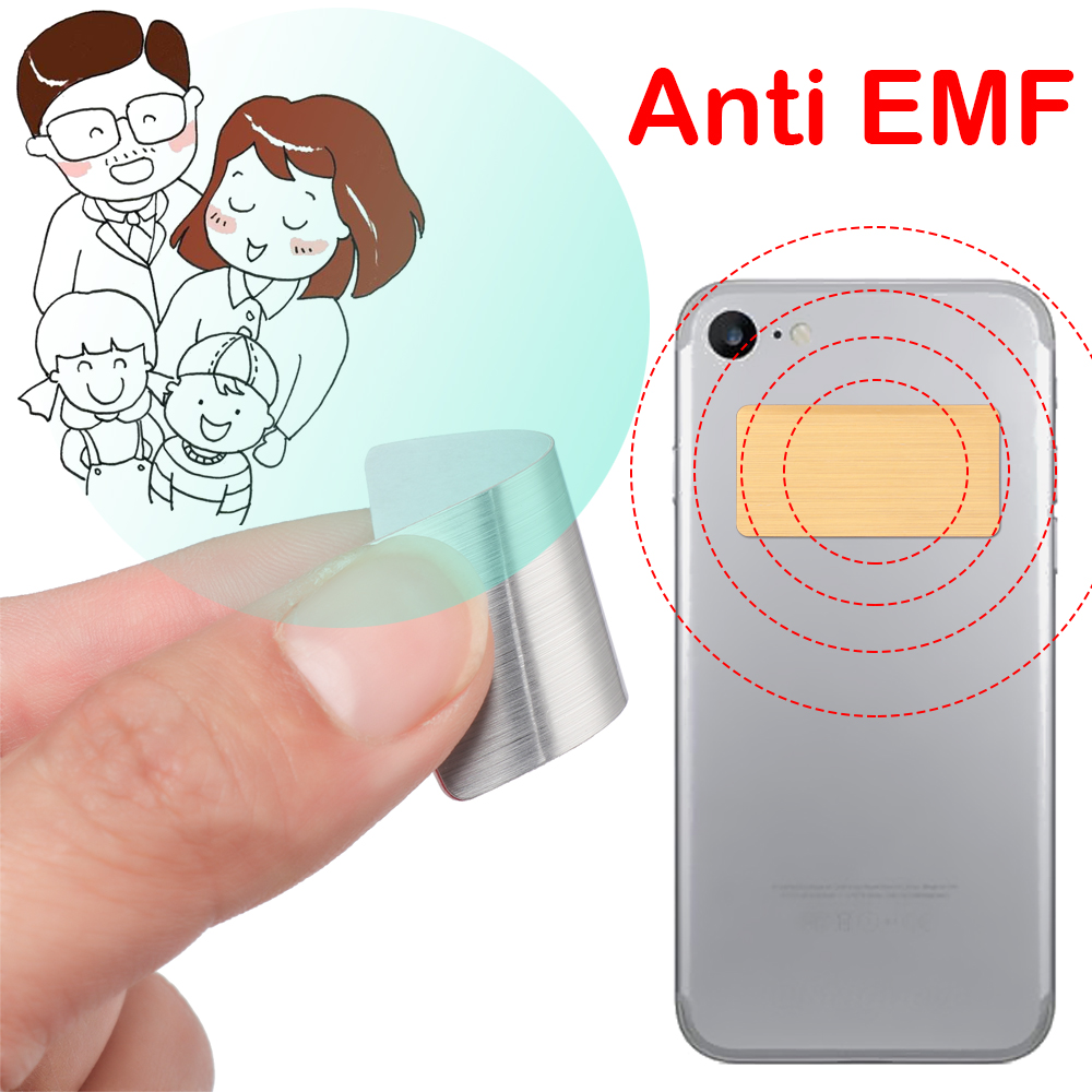 MILDNESS DIGITAL GOODS Slim Camera Portable Phone Radiation Protection Prevent Ionization Stickers Anti EMF Shield