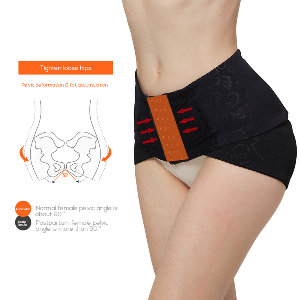 OTU5611 Breathable เซ็กซี่ควบคุมหน้าท้องด้านหน้าหัวเข็มขัดหน้าท้องสะโพกผอม Pelvis สายคล้องคอหน้าท้องสายคล้องที่รัดเอวชุดกระชับสัดส่วน