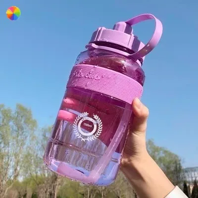 ️FREE strap️ 1L/2L (1000ml /2000ml) Water Bottle Large Capacity BPA Free Bottles Sports Drinking Bottle Outdoor bottle Portable Kettle CRUITRSHOP (5)