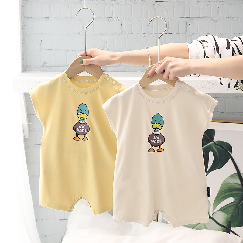 Bộ áo liền quần todler trẻ sơ sinh cho bé trai sơ sinh bộ đồ áo liền quần cho bé gái bộ đồ liền thân tay ngắn