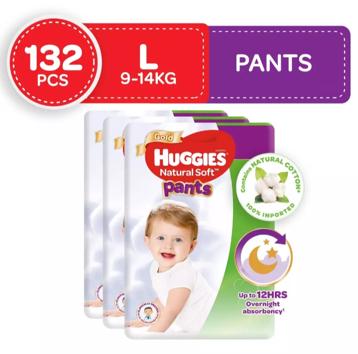 huggies ultra soft pants large