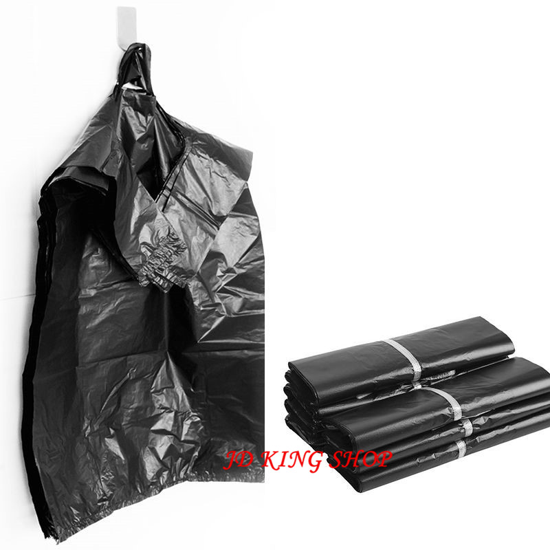 50pcs/set Portable Black Garbage Bags, Disposable Bags For Kitchen And  Living Room