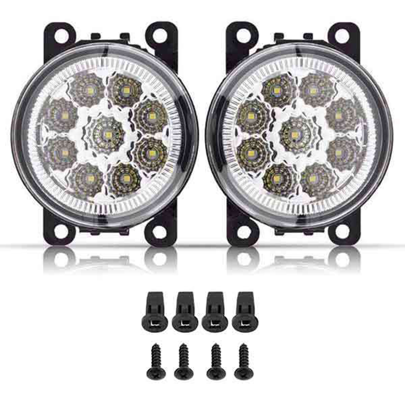 2PCS Car Fog Lamps Lighting for Ford Explorer Transit Focus Fusion for Honda Crosstour CR-V for Nissan Suzuki Renault Peu 990E0-65J36-000/4F9Z-15200-AA/33900-STK-A11