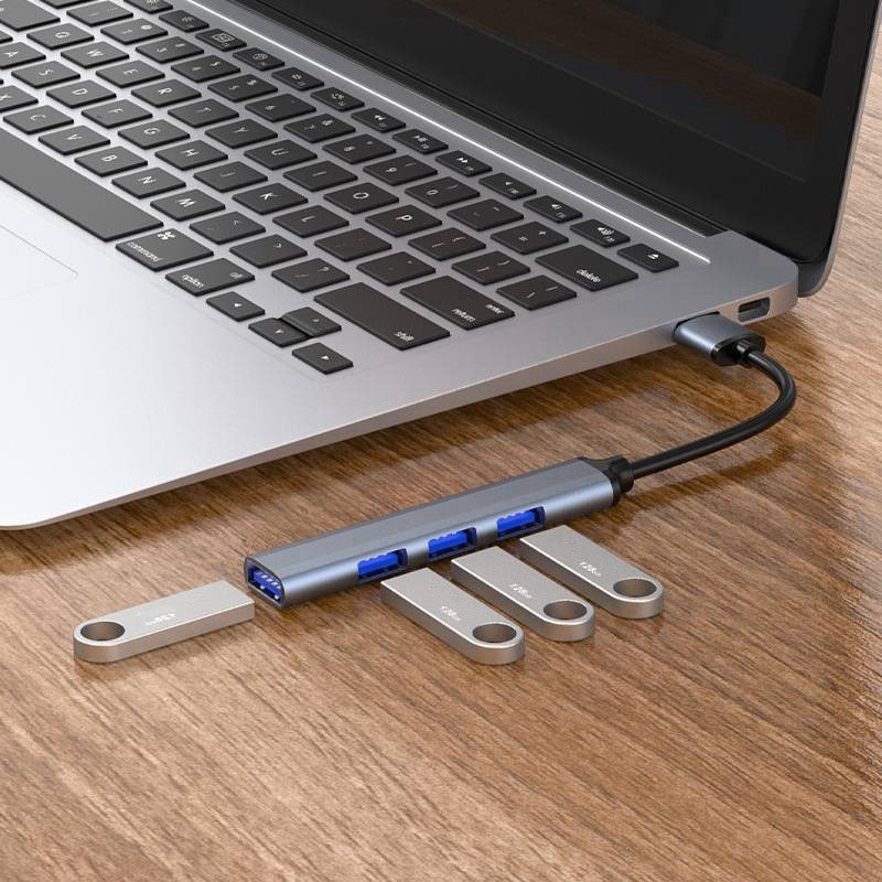 USB Splitter Accessories 4 Ports USB Hub Splitter Multi Hub to USB 3.0
