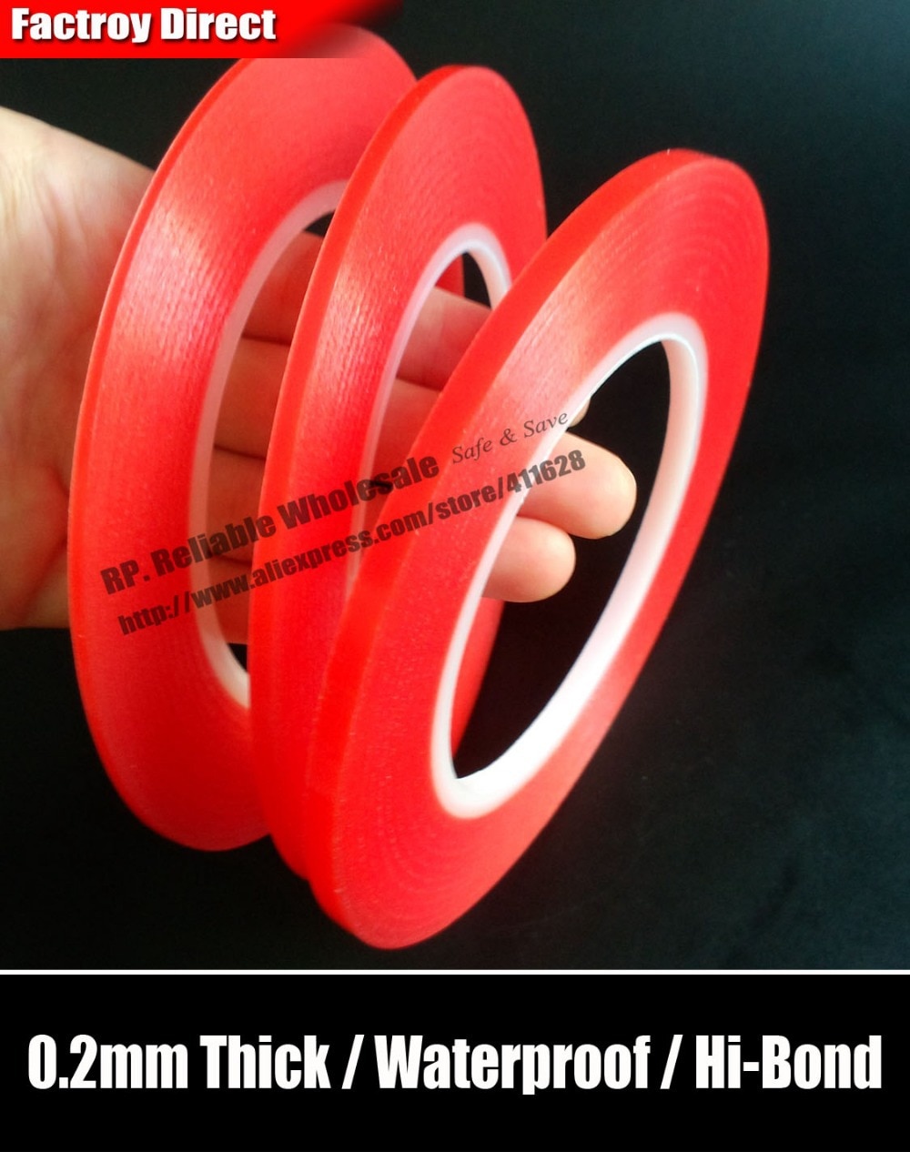 10 m Foam Double Sided Self Adhesive Tape Car Special Sticker Two