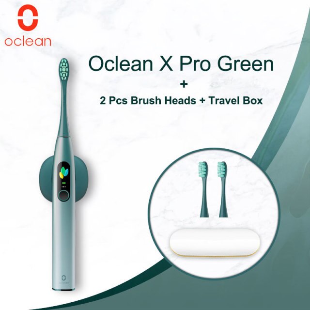 สำหรับผู้ใหญ่ Sonic Oclean XPRO แปรงสีฟัน Global Version 2-In-1แท่นชาร์จโทรศัพท์ IPX7สีหน้าจอสัมผัสแปรงสีฟัน Fast Charge