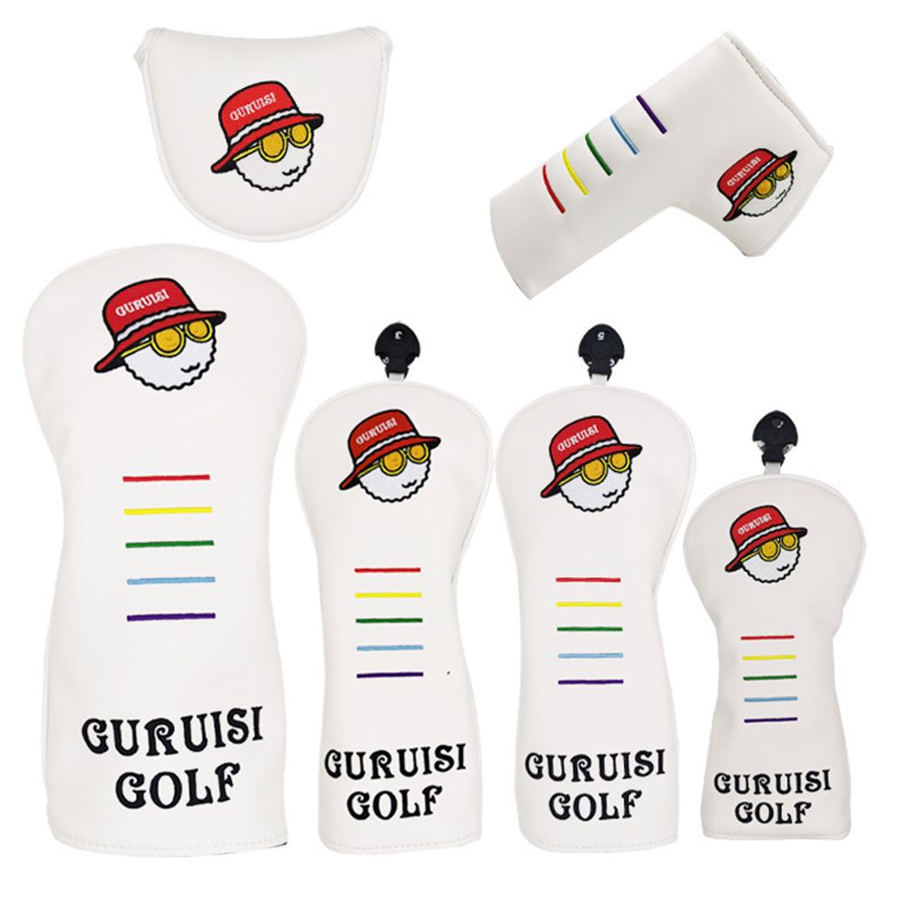 Sunymei bọc đầu gậy golf bằng da pu cho gậy tài xế 135ut bọc đầu gậy golf bọc đầu gậy golf đồ bảo vệ đầu gậy golf