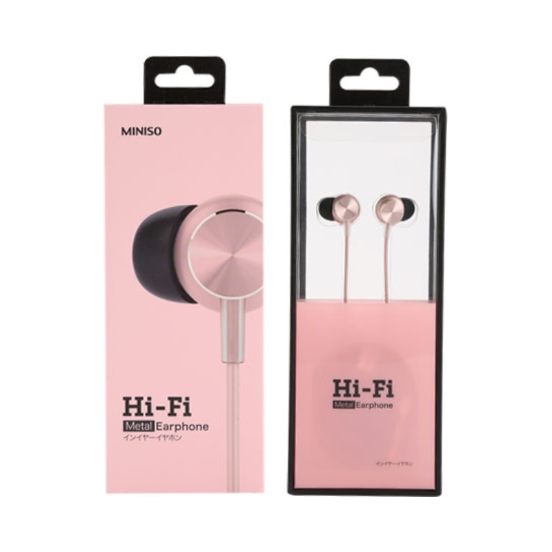 MINISO CD PATTERN HI FI IN EAR PHONE 