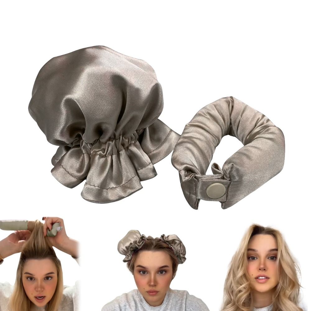 Rometer Phụ kiện tóc tự làm dụng cụ tạo kiểu tóc mới che đầu Mũ ngủ nữ hoa