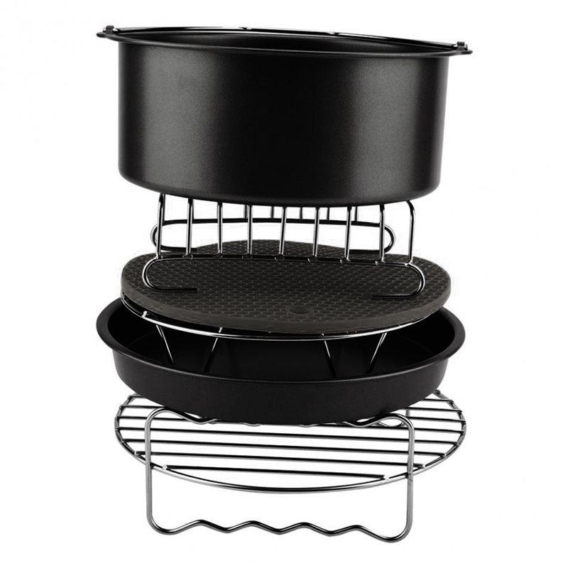 6Pcs Durable Baking Basket Pizza Plate Air Fryer Accessories For Cooking Kitchen