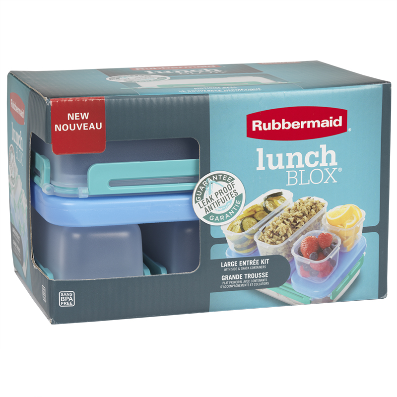 Rubbermaid, Lunch Blox, Large Entree Kit Food Storage Container