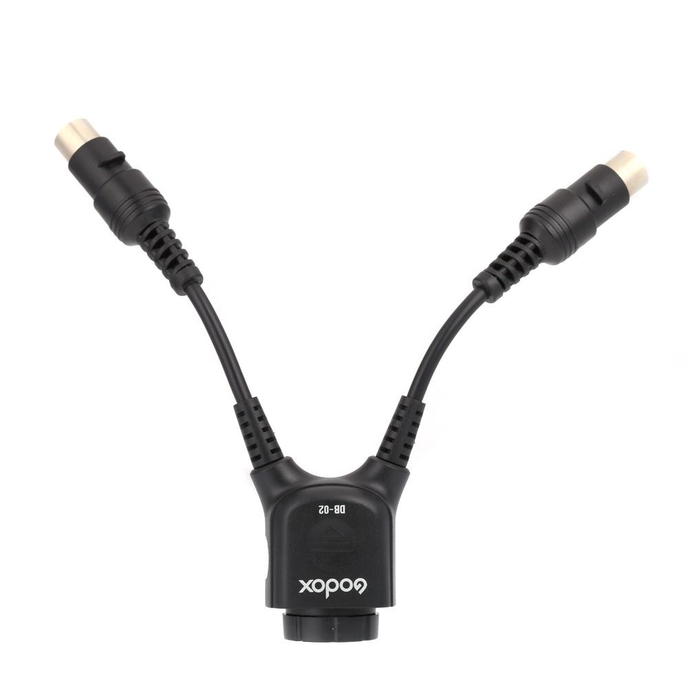 Cáp db-02 godox bộ chuyển đổi y 2 thành 1 cho gói nguồn propac pb960 flash ad360 ad180