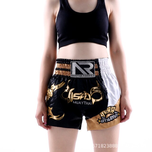 Quần Đùi Đấm Bốc Cho Người Lớn Quần Rộng Quần Muay Thái Quần Luyện Tập Mma Thông Hơi Thiết Bị Tập Đấm Bốc Chiến Đấu