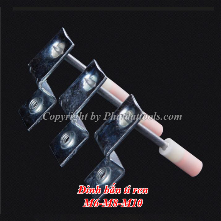 Tắc kê nổ treo ti M6-M8-M10 cho máy bắn ti trần-Hộp 100 cái-Hàng cao cấp không xịt