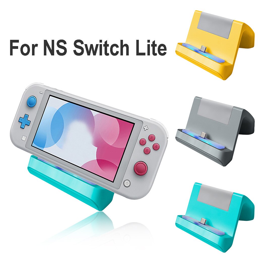 ZZOOI Charging Stand for Nintendo Switch Lite Console Adjustable USB Type
