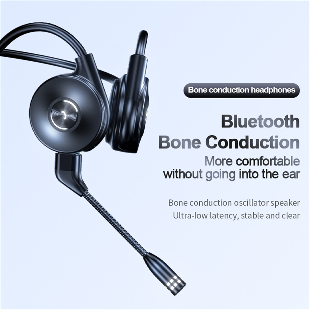 Kebidumei Tai Nghe Bluetooth 2022 Không Dây Thiết Kế Mới 5.0 Tai Nghe Truyền Âm Qua Xương Tai Nghe Chống Nước Chạy Bộ Thể Thao