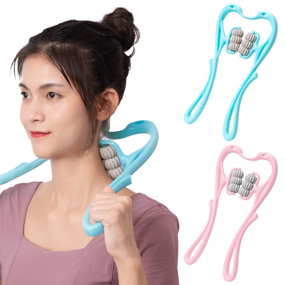 Dụng cụ mát xa vai điểm kích hoạt giảm áp lực cầm tay con lăn cổ máy mát xa cổ
