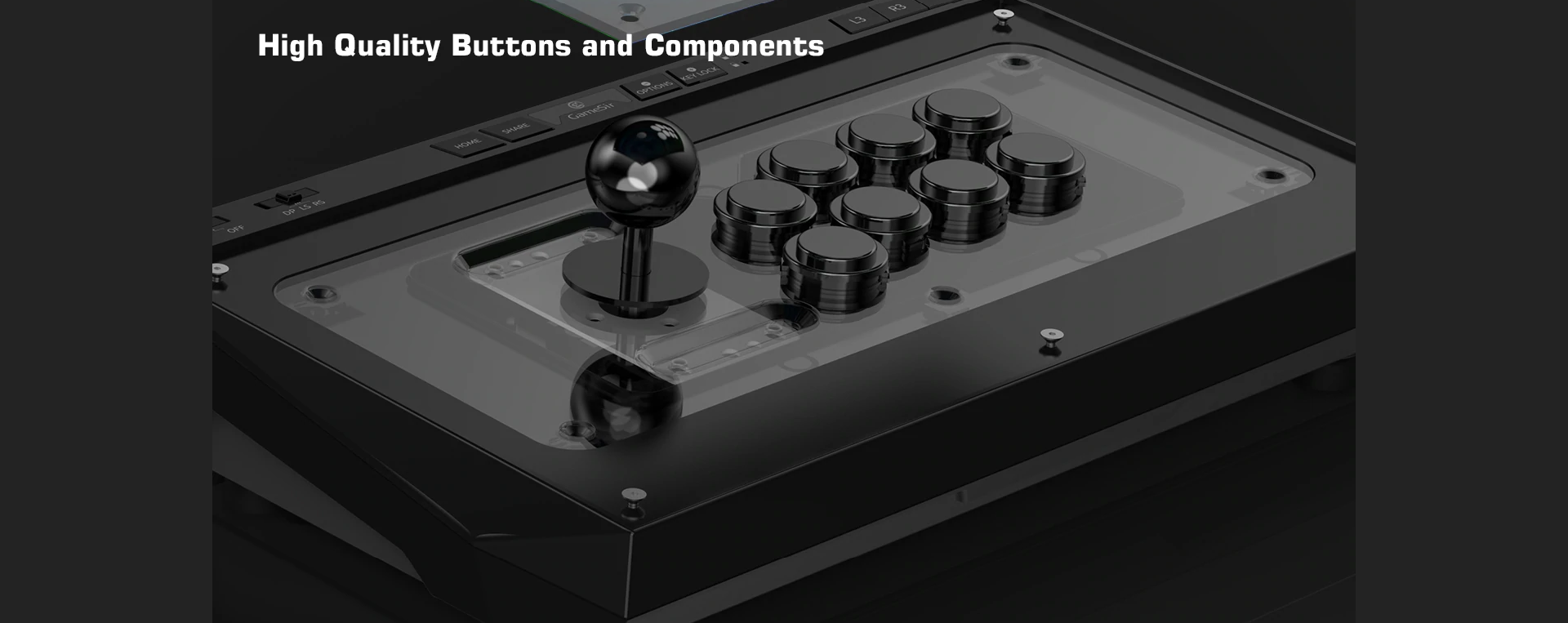 その他 C2 Universal Arcade Fightstick GameSir C2 Arcade Fightstick with Sanwa Denshi Joystick