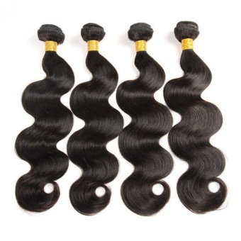 1 Bundle Body Long Curly Wave Lace Closure Human Hair Wig 10 Inch - Intl June 2018 - 5 1 Bundle Body Long Curly Wave Lace Closure Human Hair Wig 10 Inch - intl - 5