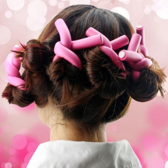 10 Pcs/Set Soft Foam Hair Roller Curler Magic Air Hair CurlerSticks 1.4CM Random Color - Intl June 2018 - 2 10 Pcs/Set Soft Foam Hair Roller Curler Magic Air Hair CurlerSticks 1.4CM Random Color - intl - 2