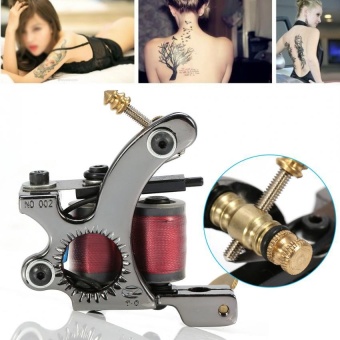 Panther Xhj008a 10 Coil Shader Tattoo Machine Black Intl Daftar Source · 10 Wrap Copper Coils